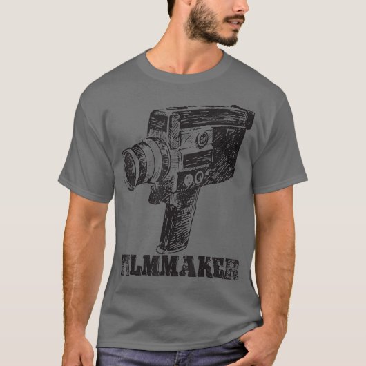 Klassieke camera camera camera camera filmmaker -  t-shirt (Voorkant)
