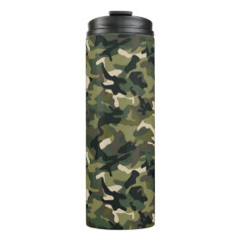 Klassieke Camouflage Thermosbeker