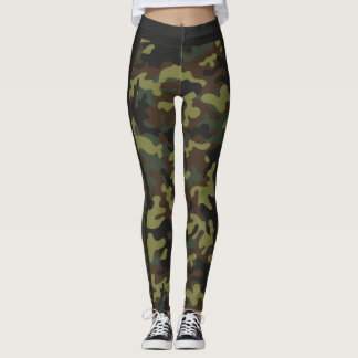 Klassieke Camouflage Tried en True Striped Leggings