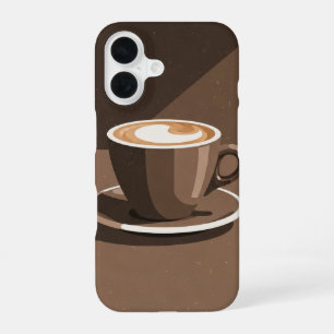 Klassieke Cappuccino iPhone 16 Hoesje