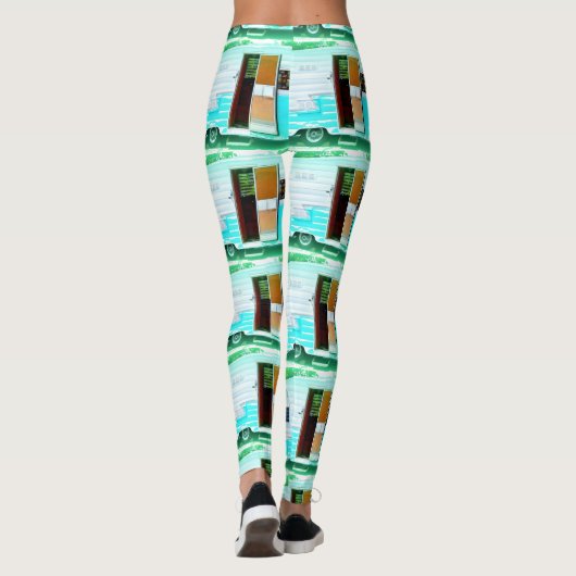  klassieke caravan met zigeunerlijker leggings (Achterkant)