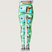  klassieke caravan met zigeunerlijker leggings (Voorkant)