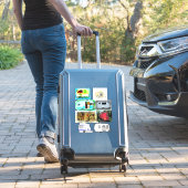  klassieke caravan Thunder_Cove Sticker (Koffer Insitu)