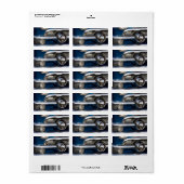 Klassieke carroomdichting etiket (Full Sheet)