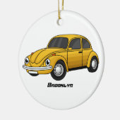 Klassieke cartoon keramisch ornament (Links)