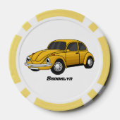 Klassieke cartoon poker chips (Achterkant)