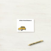 Klassieke cartoon post-it® notes (Op bureau)