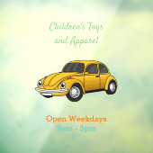 Klassieke cartoon raamsticker (Vel 3)