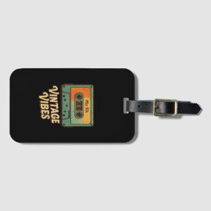 klassieke cassette bagagelabel