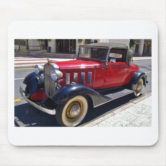 Klassieke Chevvy converteerbaar. Muismat (Voorkant)
