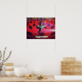 Klassieke Chevy Hot Rod Poster (Keuken)