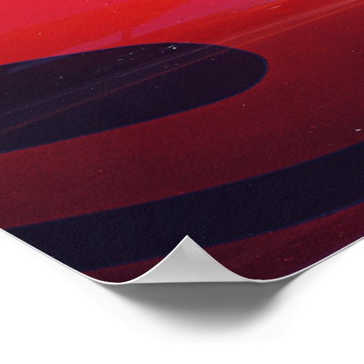 Klassieke Chevy Hot Rod Poster (Hoek)