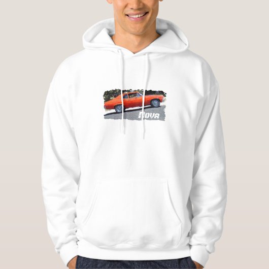 Klassieke Chevy Nova uit 1972 - Hoodie (Voorkant)