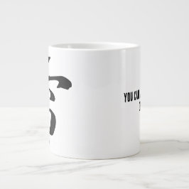 Klassieke Chinese kalligrafie-Thunder-#001- Extra Grote Beker