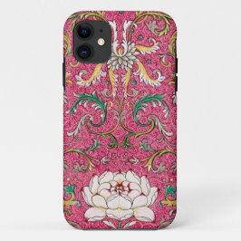 Klassieke Chinese thee tijd bloemenpatroon in roze iPhone 11 Hoesje