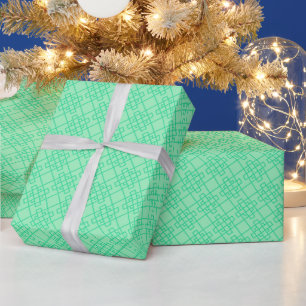 Klassieke Chique Monogram Hartelijke Huwelijk Cadeaupapier