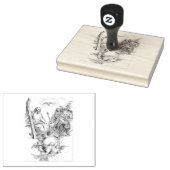 Klassieke Christelijke scène Rubberstempel (Gestempeld)