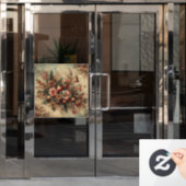 Klassieke  Christmas Window Cling Raamsticker (Kantoordeur)