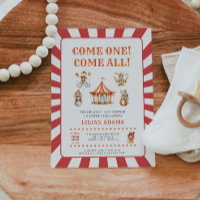 Klassieke Circus Baby Shower