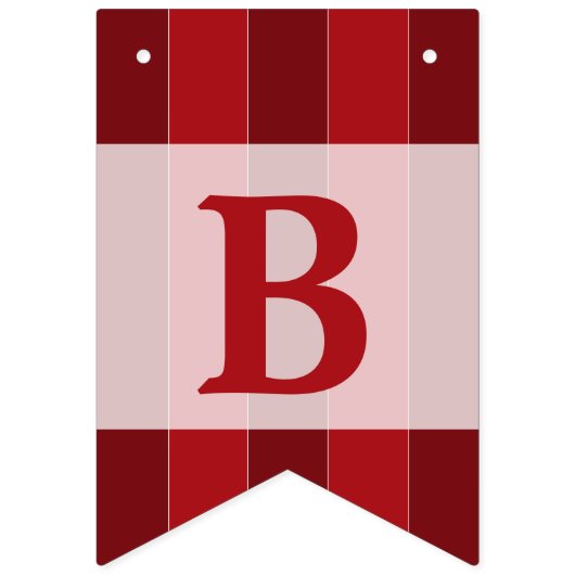 Klassieke Circus Kleur Verjaardagsfeest Vlaggetjes (Tweede vlag)