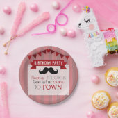 Klassieke Circus Poster Children's Birthday Party Papieren Bordje (Feest)