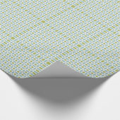 Klassieke cirkel en vierkant patroon cadeaupapier (Hoek)