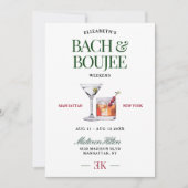 Klassieke Cocktail Groen & Rode Bach & Boujee Week Kaart (Voorkant)