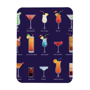 Klassieke cocktail magneet