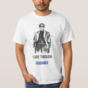 KLASSIEKE COMFORTABELE HEER T-SHIRT MET QUOTE