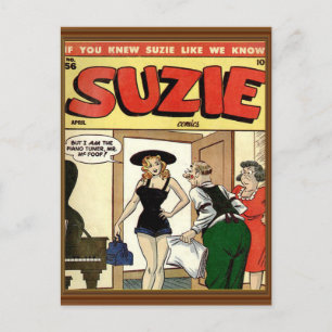 Klassieke Comic Hoesje Suzie Briefkaart