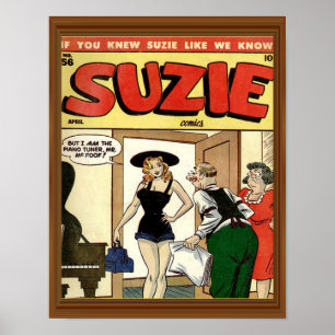 Klassieke Comic Hoesje Suzie Poster