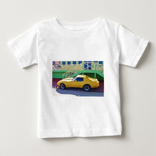 Klassieke Corvette Stingray. (Voorkant)