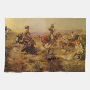 Klassieke Cowboys, Neergehaald door CM Russell Theedoek
