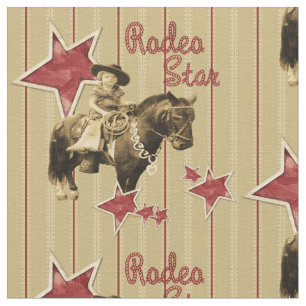 Klassieke Cowgirl Rodeostar Western Stof