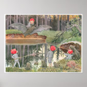 Klassieke Cute Forest Kinderen Fee Elsa Beskow Poster (Voorkant)