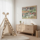 Klassieke Cute Forest Kinderen Fee Elsa Beskow Poster