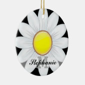 Klassieke Daisy Flower Keramisch Ornament (Rechts)