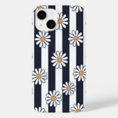 Klassieke Daisy Stripes Case-Mate iPhone Case (Achterkant)