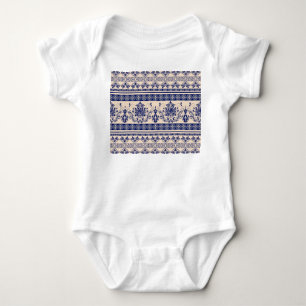 Klassieke Damask: Sierlijke naadloze behang. Romper