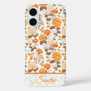 Klassieke Damesaccessoires Roos Naam iPhone 16 Hoesje