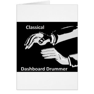 Klassieke dashboarddrummer draag