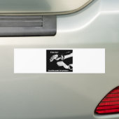 Klassieke dashboarddrummer draag bumpersticker (Op auto)
