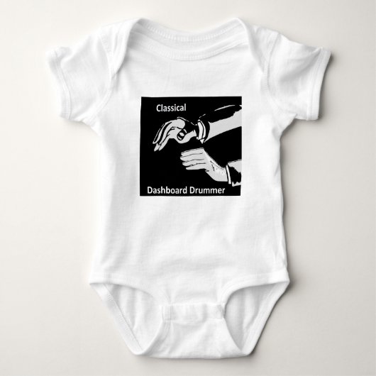 Klassieke dashboarddrummer draag romper (Voorkant)