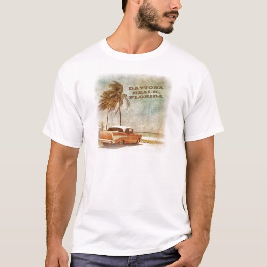 Klassieke  Daytona Beach Florida T-shirt (Voorkant)