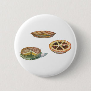 Klassieke desserts, Thanksgiving taarten, Pecan Pu Ronde Button 5,7 Cm