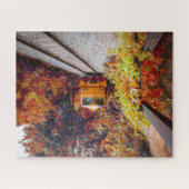 Klassieke dieselmotor in de Herfst Legpuzzel (Horizontaal)