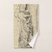 Klassieke dinosaurussen bad handdoek (Handdoek)