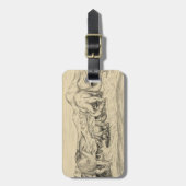 Klassieke dinosaurussen bagagelabel (Voorkant verticaal)