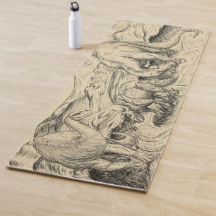 Klassieke dinosaurussen yogamat