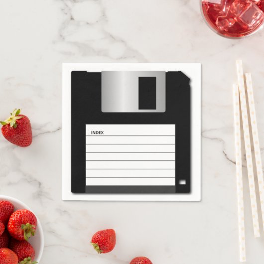 Klassieke diskettecomputer Geek Servet (Insitu)